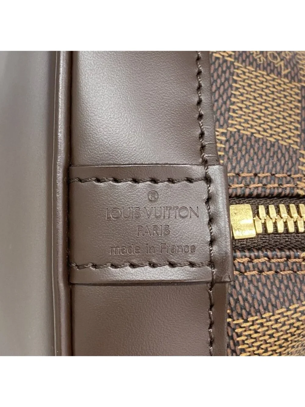 Louis Vuitton Handbag Damier Alma Ebene
